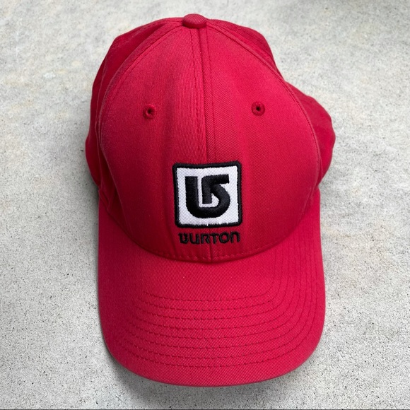Vintage Burton Snowboards red flex fit cap/ hat - Picture 2 of 6